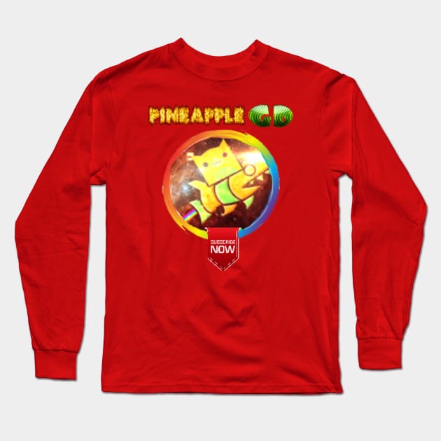 Pineapple GD Merch Long Sleeve T-Shirt by PineappleGD